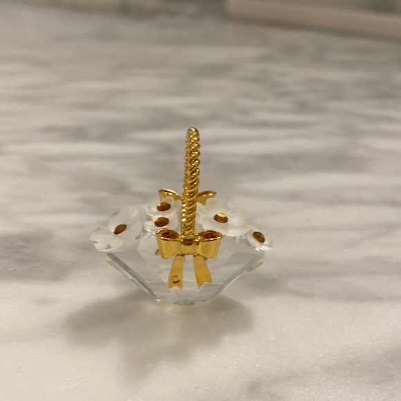 Swarovski Crystal Memories Flowers in Basket Figurine Retired 90’s - Picture 3 of 6